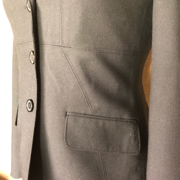 ANNE KLEIN BLACK BLAZER SIZE 2 - Picture 4 of 12